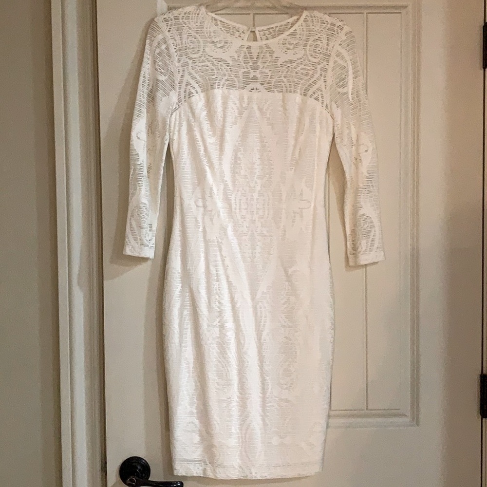 Beautiful elegant white dress